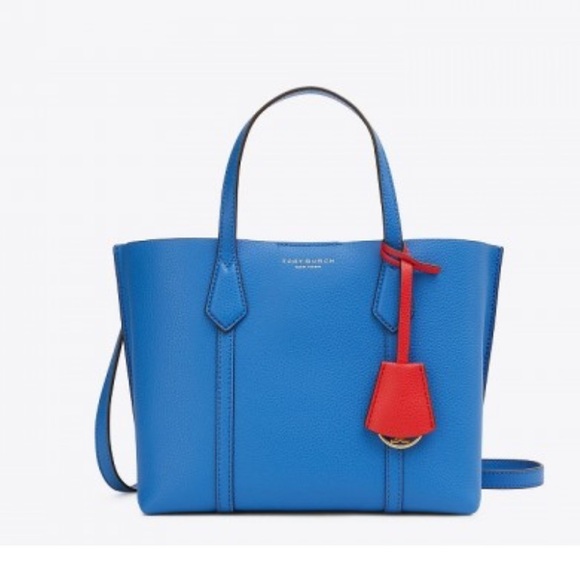 Tory Burch Handbags - Tory Burch small triple compartment Perry blue crossbody